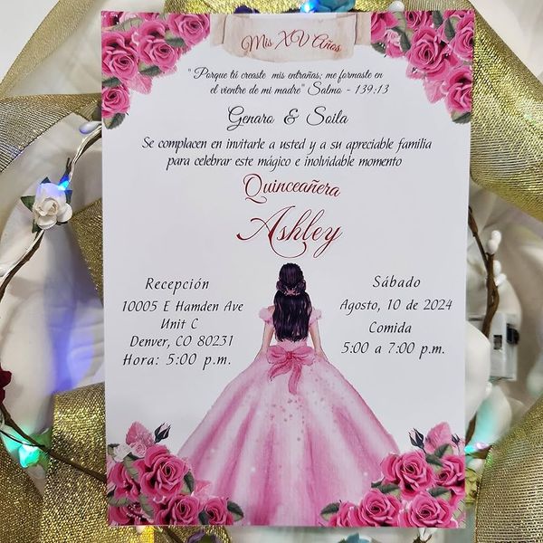 Invitación Quinceañera 2