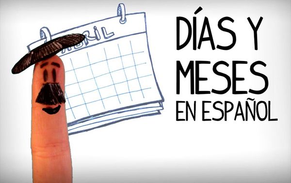 Los días y meses en español