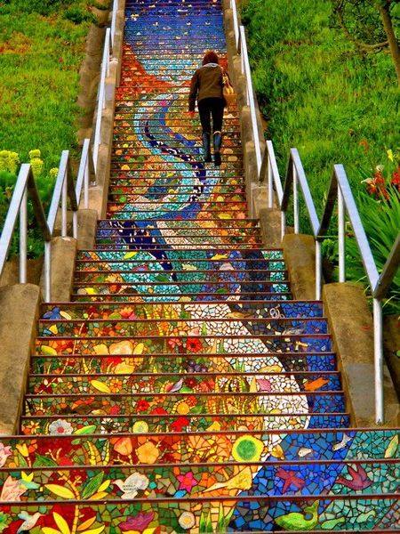 San Francisco's Secret Mosaic Staircase