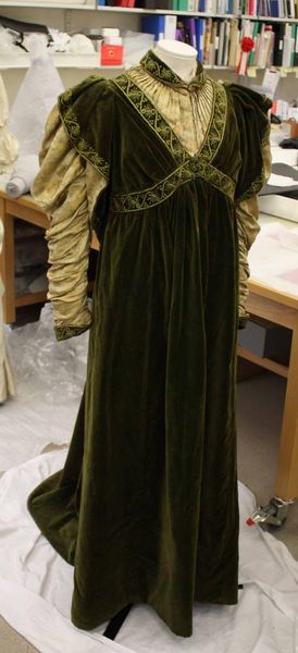 Liberty & Co., Dress, about 1894, made for a member of the Liberty family.  The dress department at…