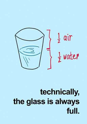 Half empty?