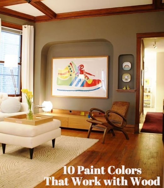 10 Paint Colors That Work Well With Woodwork