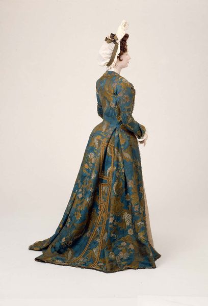 Dress Italian (Venice) about 1700 Silk; bizarre silk: fanciful floral motifs brocaded with polychro…