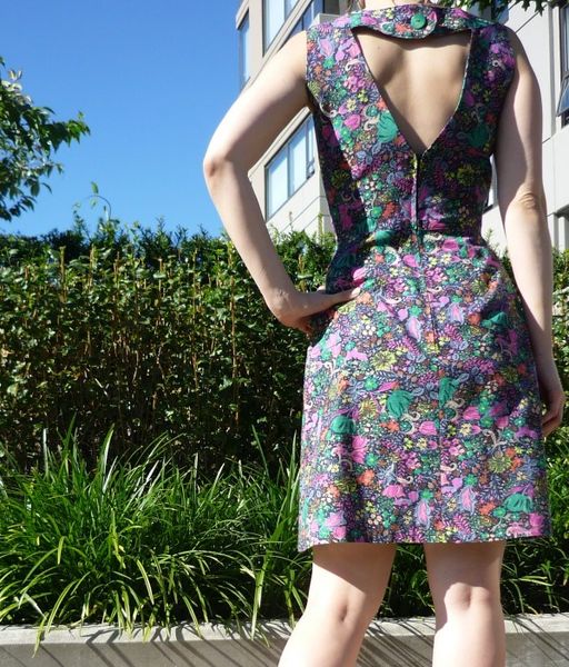 Cute open-back detail.