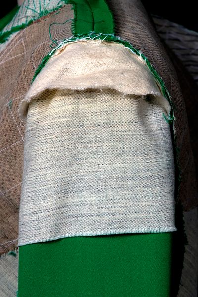 sleeve cap inside a Yves Saint Laurent Jacket