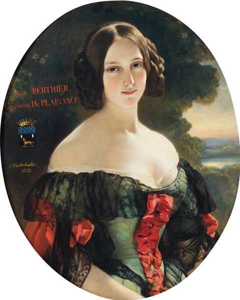 1838 Anna Berthier, Countess of Plaisance, Franz Xaver Winterhalter,