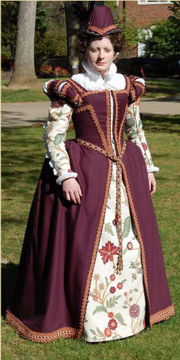 Well constructed, lovely, Elizabethan Gown