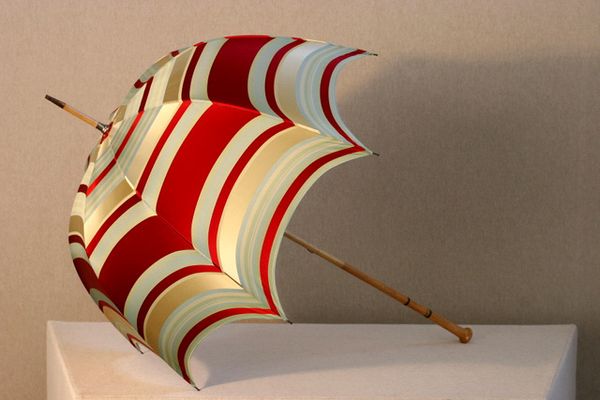 Red Stripe Parasol
