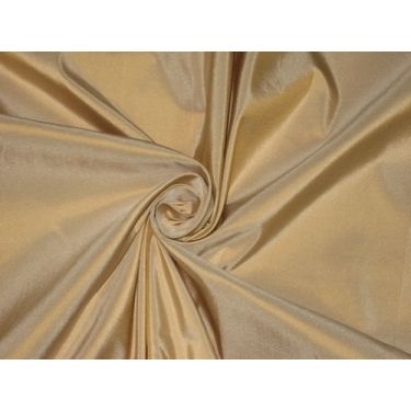 100% Pure SILK TAFFETA FABRIC Antique Gold Ivory Shot (7)