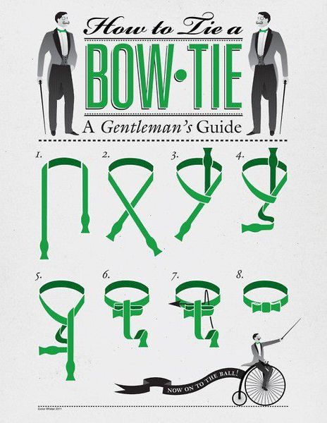 Hot to tie a bow tie