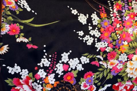 B Fabrics | Printed Silk Charmeuse