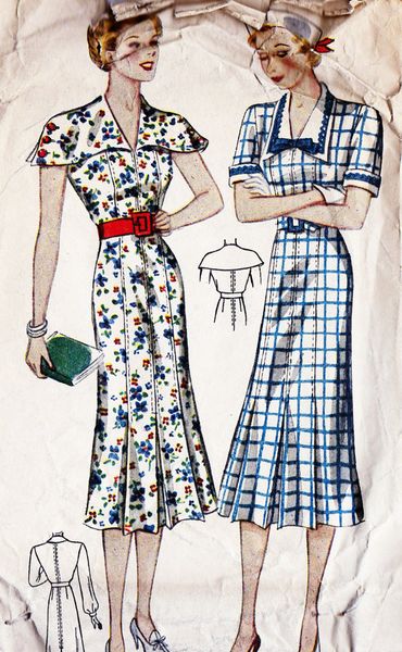 1930s Plus Size Summer Dress