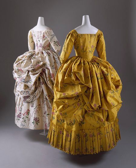 Dresses (robe a la polonaise) (1976.146a,b_1970.87) | Heilbrunn Timeline of Art History | The Metro…
