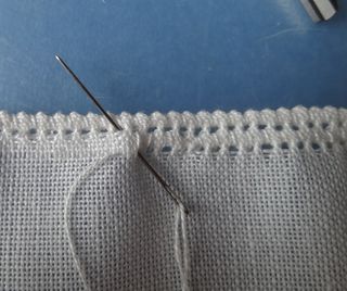 hem stitch edge