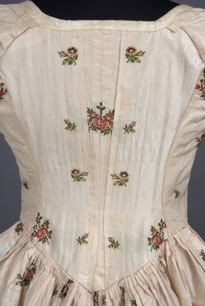 1780s Robe a l'Anglaise back detail by Sacheverelle, via Flickr