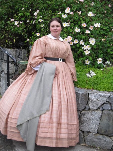 Beautiful Sheer 1860's Dress