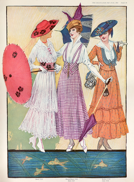 1915 Delineator Spring dresses