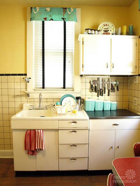 vintage retro kitchen