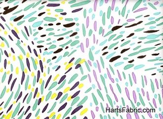 Monet Mum Silk Chiffon Fabric