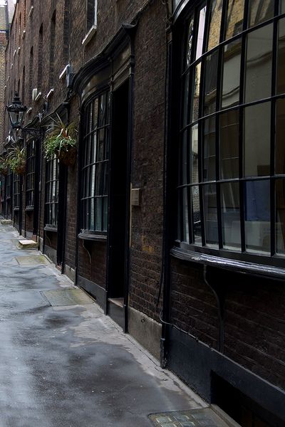 Goodwins Court. Last surviving Georgian street in the centre of London