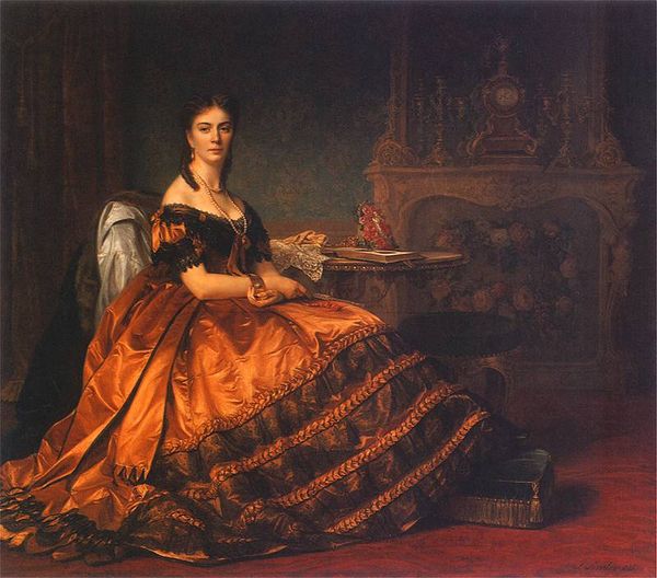 1865 Emilia Wlodkowska (Emilii Włodkowskiej) by Józef Simmler (Muzeum Narodowe, Warszawa)