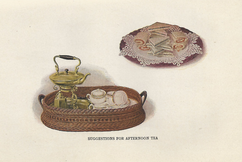 Suggestions for Afternoon Tea From The Institute Cook Book, 1918, by Helen Cramp