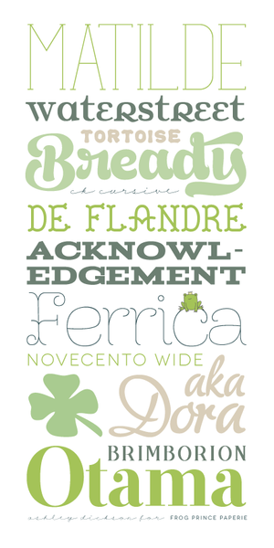 St. Patty's inspired free fonts