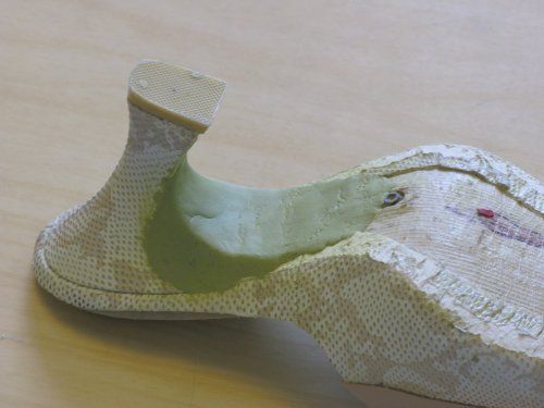 making 18th Century mules from modern shoes