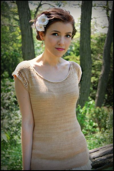Spring Garden Tee from Never Not Knitting