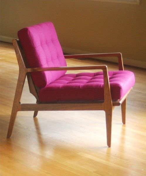 The Steve - A Mid Century Modern Inspired Lounge Chair. $1,500.00, via Etsy.