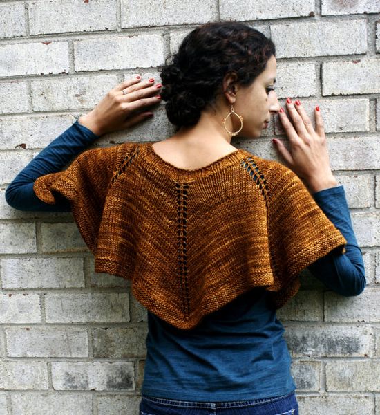 Hand Knitting Pattern Capelet Duet by vanessaewing on Etsy, $6.00