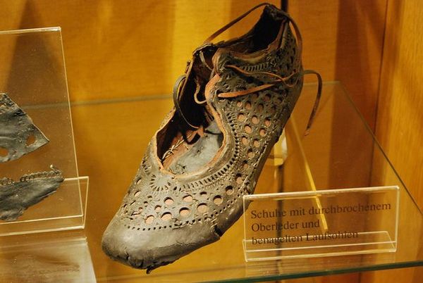Roman shoe from a well, from Saalburg(?). Photo by Rein_Photo.