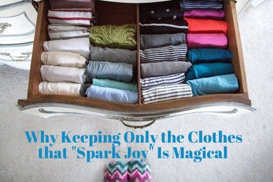 Why Keeping Only the Clothes that "Spark Joy" Is Magical | Apartment Therapy