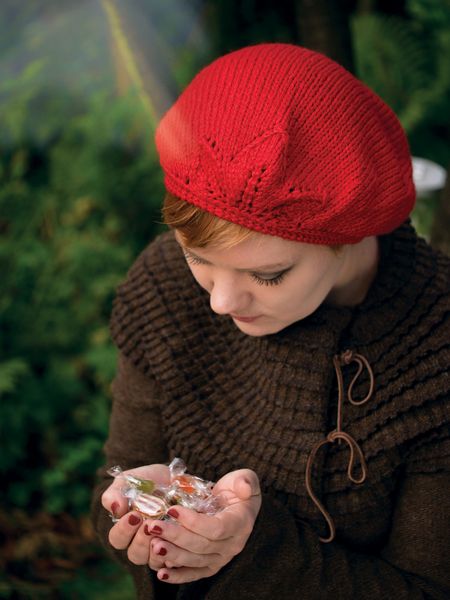 Almond Comfit Beret by Ysolda