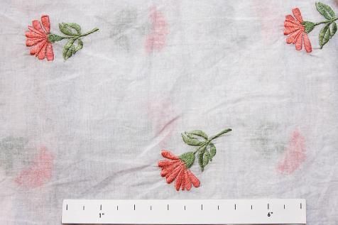 B Fabrics | Cotton Organdy Embroidery