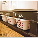 Raised laundry platform