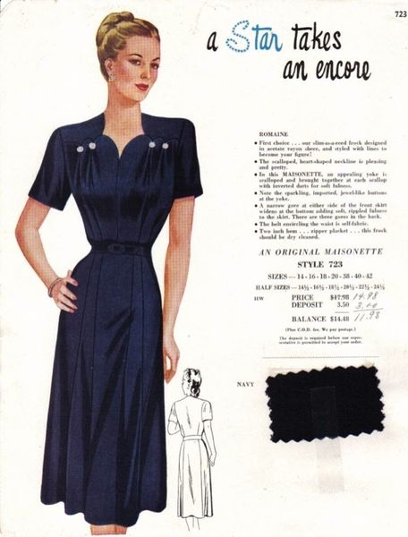 late 1940's salesman's sample card