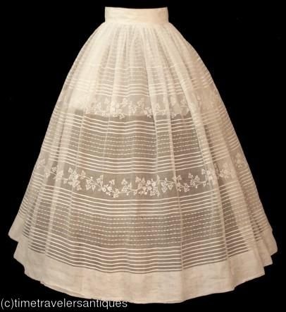 1840s petticoat