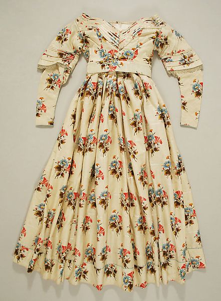 Day dress, ca. 1841; MMA 1984.438a-c