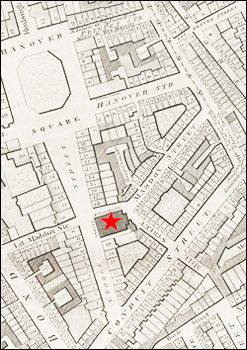 Regency Map of London 1812