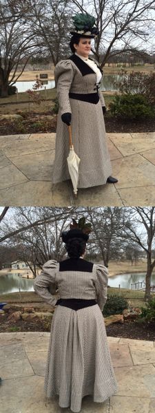 1898 Walking Suit using Truly Victorian patterns, by Beyond the Hourglass