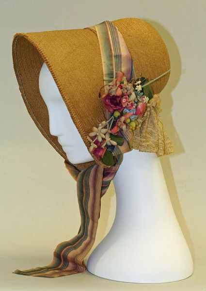 Straw Bonnet, 1835-49