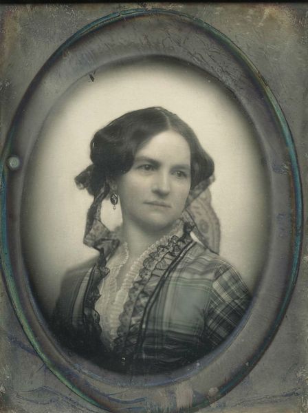 Hand Coloured Daggerotype: Unknown Lady (Plaid Silk Waist)  1845–61  Southworth and Hawes, Americ…