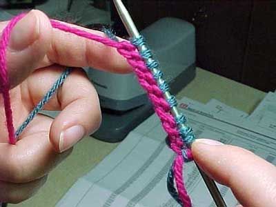 Twisted German Cast On. Very, very nice.. for knitting