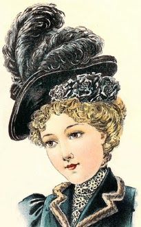 Young Ladies' Hat - February 1898