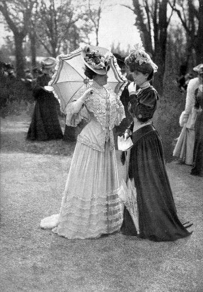 Fashions at the races, Les Modes September 1905. Photo by Ed. Cordonnier.