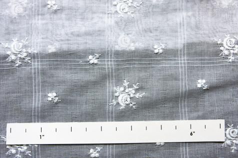 B Fabrics | Cotton Voile Embroidery