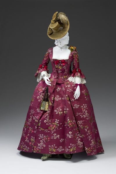 Robe a la francaise 1770 - 80.  Mint Museum.