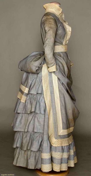 Young lady's seaside ensemble c. 1880