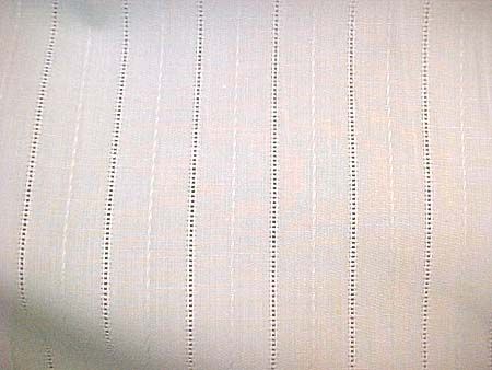 Swiss Cotton, Beautiful Ivory Woven Stripe, 56" Wide